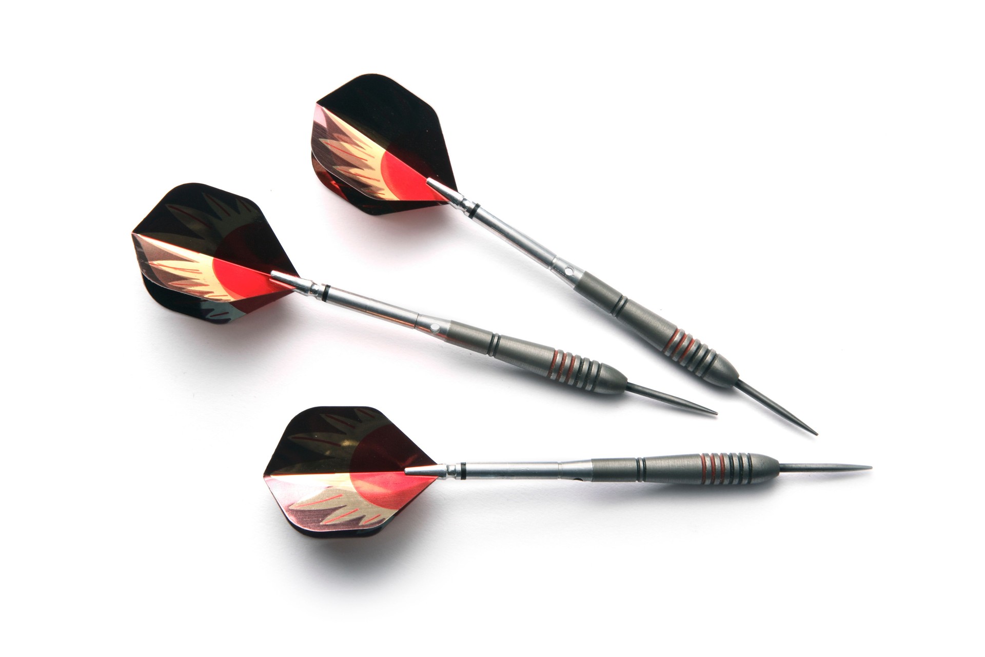 Sports: Darts Isolated on White Background